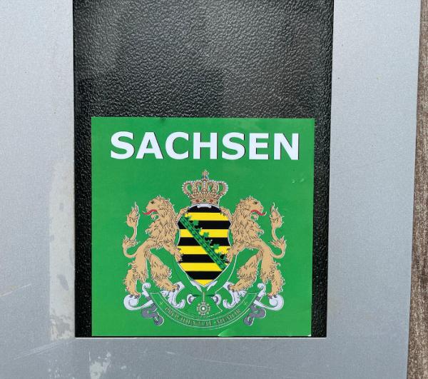Autoaufkleber "Sachsen" - PVC (2 Stück)